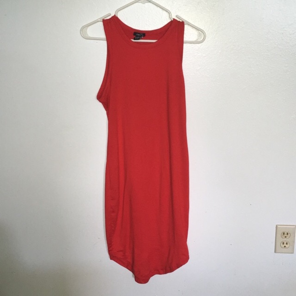 red dress
